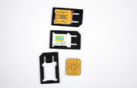 2013 Thiết kế mới chuẩn Micro SIM Card Adaptor 3ff Thống nhựa đen