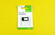 Đen nhựa ABS Micro SIM Card Adaptor / Nano Để Thống SIM adapter