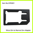 Nhựa tùy chỉnh Đen Micro Bình thường SIM Adapter Đối với iPhone 4
