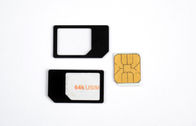 Đen nhựa 3ff Micro Bình thường SIM Adapter, 500pcs Micro In A Polybag