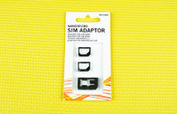 4FF Thống Micro SIM Card Adaptor Với Nanno nhựa Đối với điện thoại di động