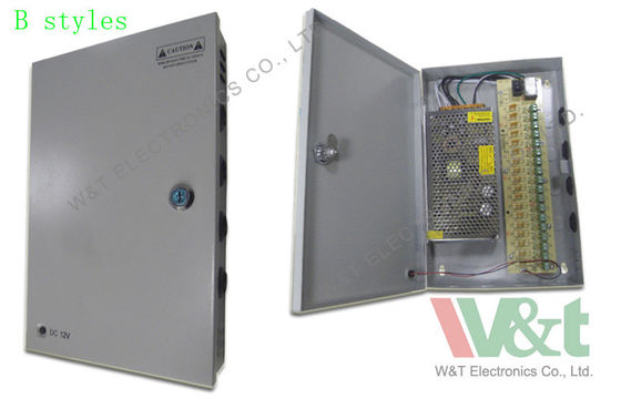 Tòa nhà 20A 12V DC CCTV Power Supply adapter 240W với 18 kênh đầu ra