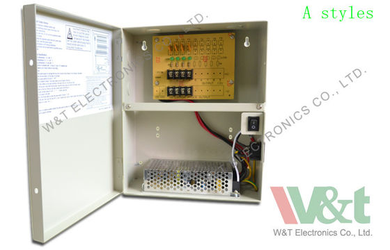 Shelter Camera / DVR tuyến tính CCTV Power Supply Box 24V 96W Với 4 kênh