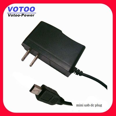 10W 5V 2A Treo Tường Power Adapter Với Mini / Micro DC Plug, CCTV Power Supply