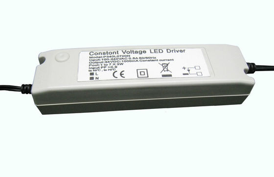 Thống AC DC điện áp không đổi LED điều khiển 24V 0.8A Với phục hồi tự động