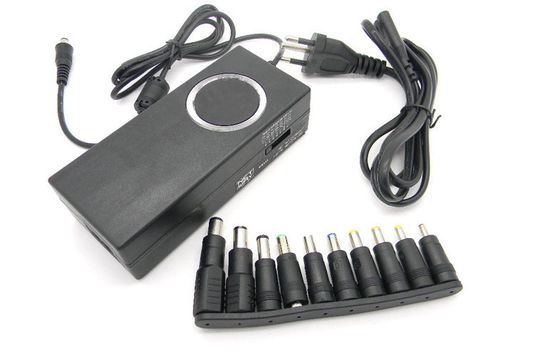 90W-Auto + Slim + Blue LCD phổ Laptop Power Adapter