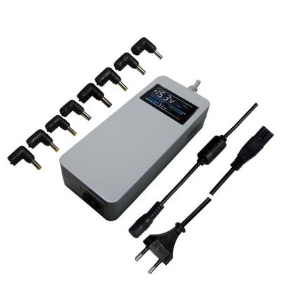 90W-Auto + Slim + Blue LCD phổ Laptop Power Adapter