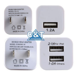 Dual Port 3.1a Usb Ac Power Adapter 2-Tone Home Iphone 6 Tường Charger