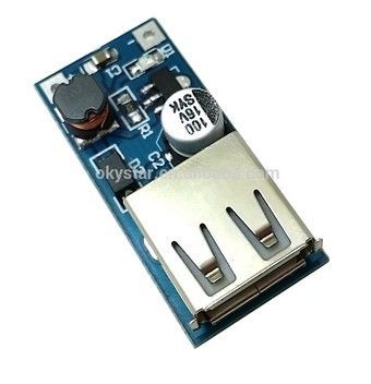 DC - DC Converter Bước lên 5V Boost Module cho Arduino với hai pin AA