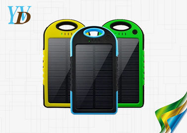 Waterproof Shockproof Crashproof Ultra-thin Backup 4000mAh Solar Panel Power Bank