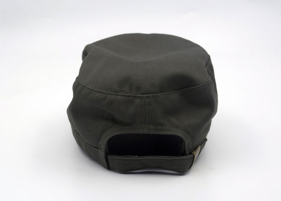 Adjustable Fashion Army Cotton Military Cap Hat For Men , Metal Buckle