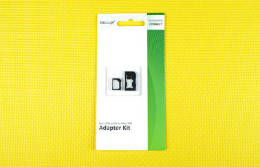 Nhựa Micro SIM Card Adaptor Từ iPhone 4, Thống 4FF Để 3ff